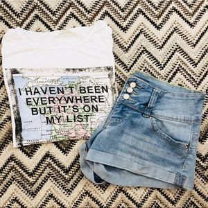 Midrise shorts (worn twice)